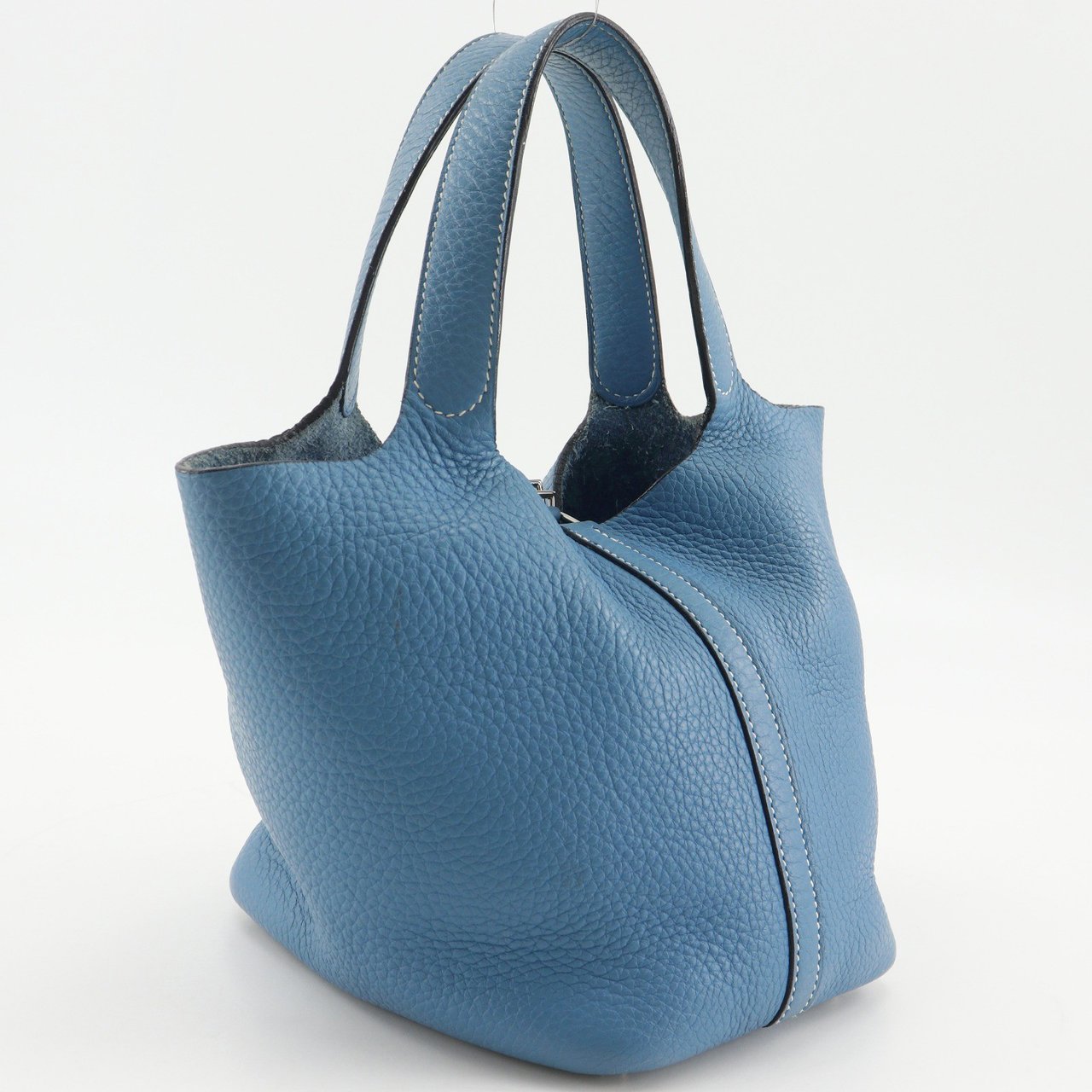 Hermès Hermes Picotin Lock Clemence TPM Blauw