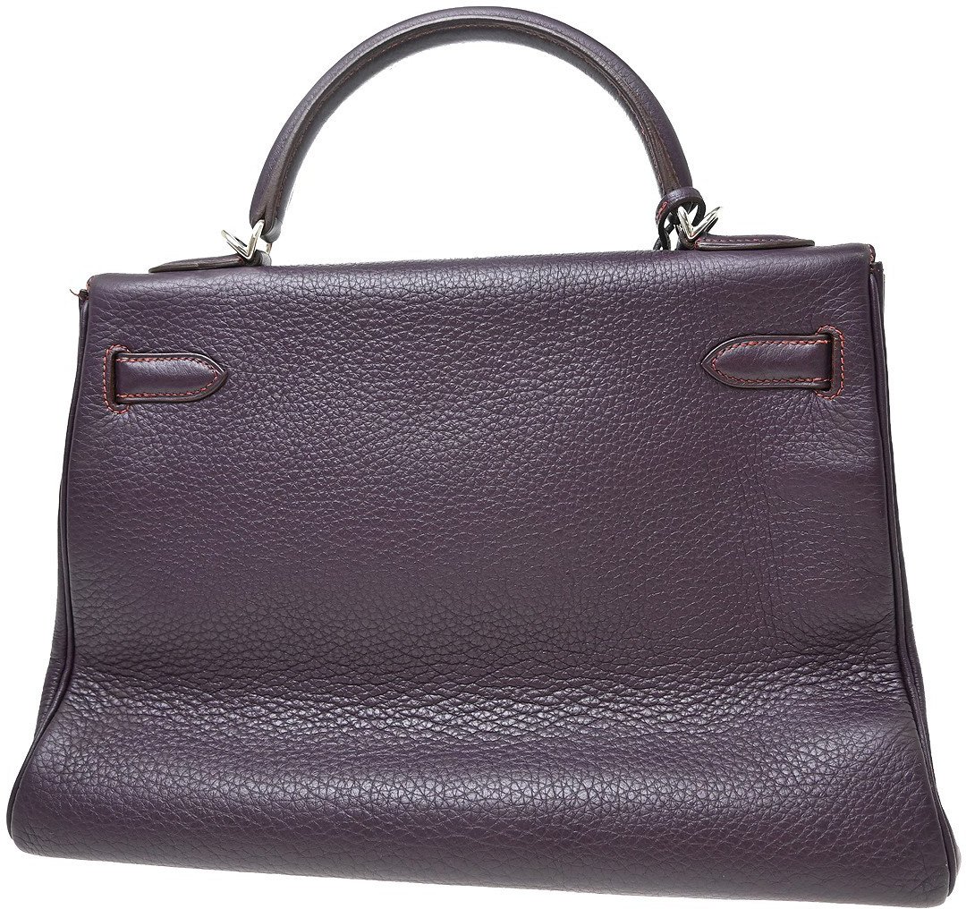 Hermès Hermes Kelly retourne Clémence Taurillon 32 Paars