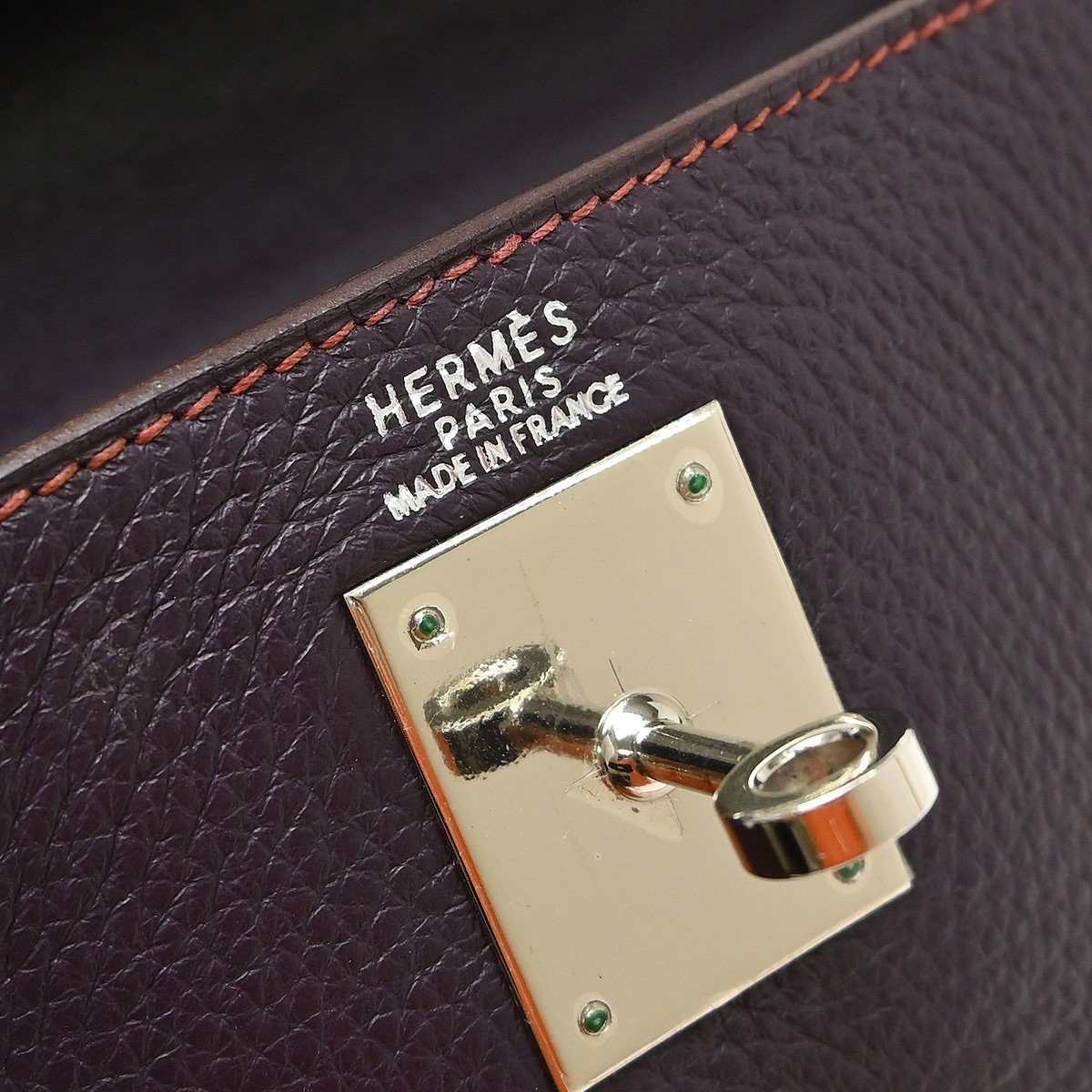 Hermès Hermes Kelly retourne Clémence Taurillon 32 Paars