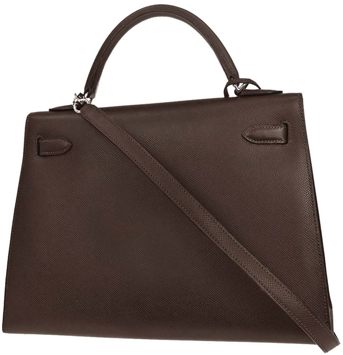 Hermès Hermes Kelly Sellier Epsom Bruin