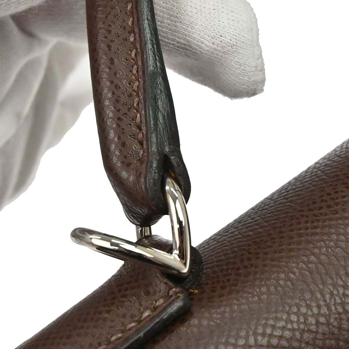 Hermès Hermes Kelly Sellier Epsom Bruin