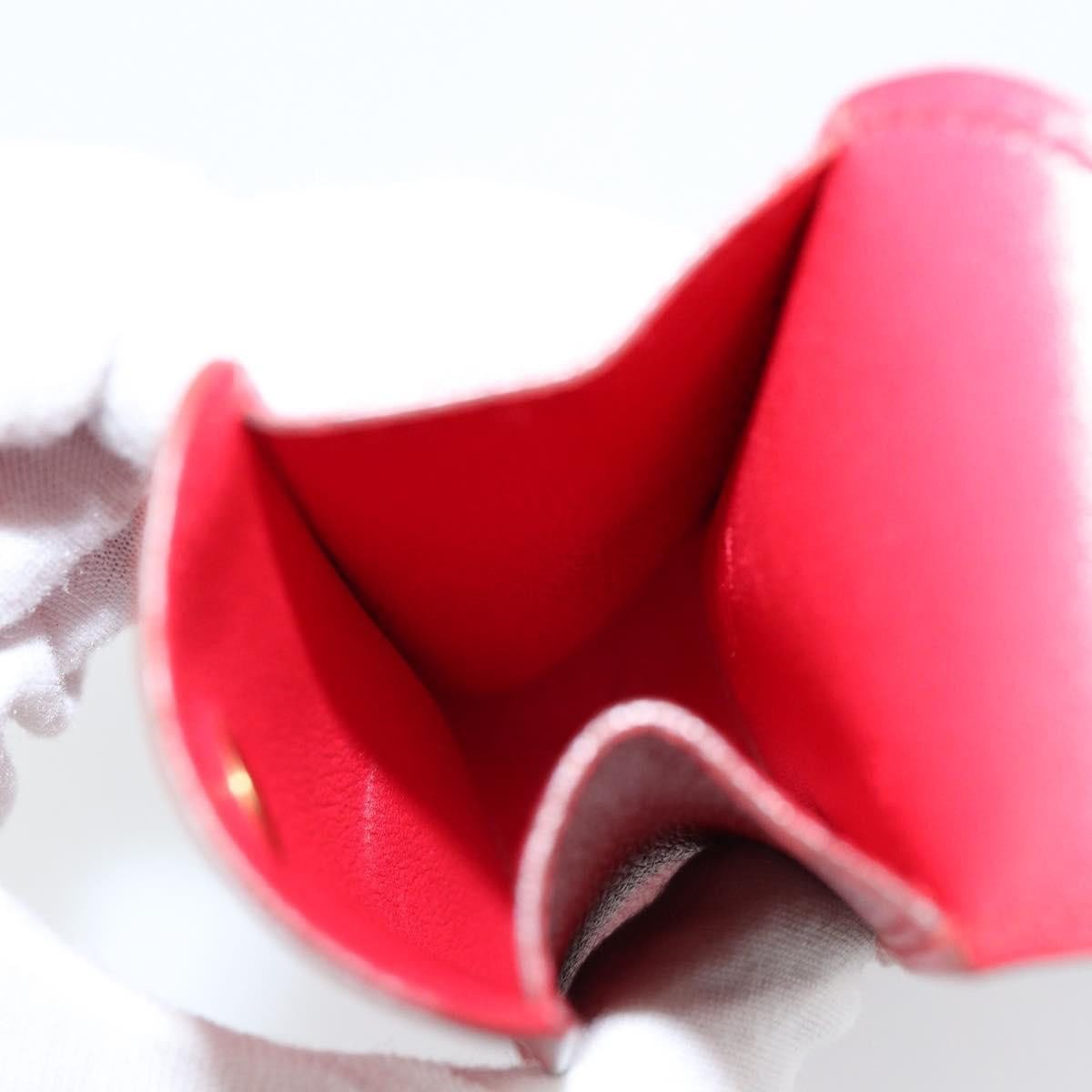 Hermès Hermes Glasses Case Leather Rood