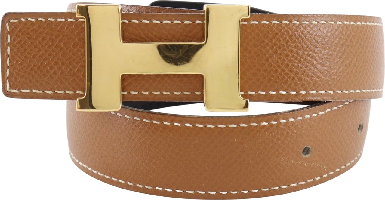 Hermès Hermes Constance Reversible Belt Leather Medium Bruin
