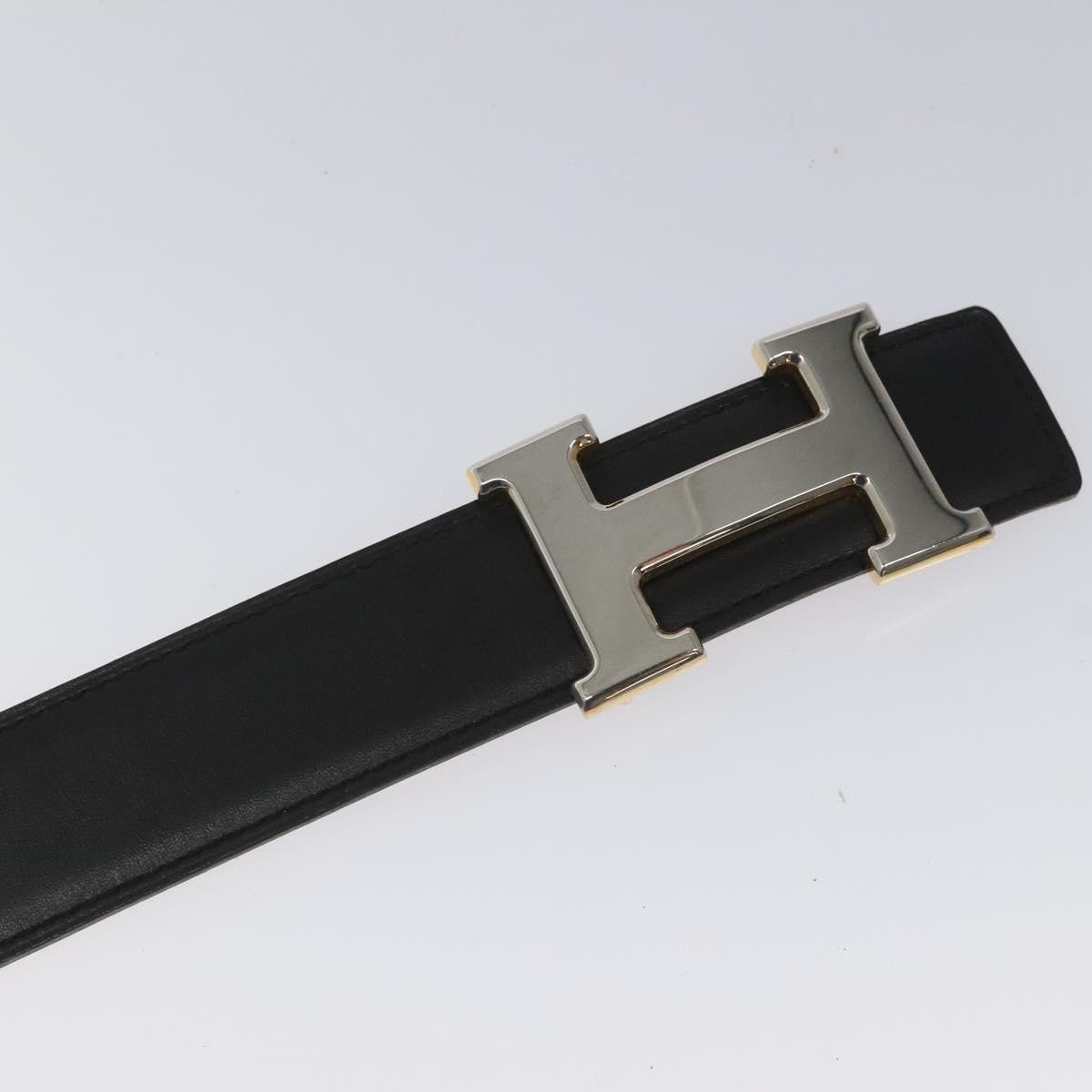 Hermès Hermes Constance Reversible Belt Leather Medium Zwart