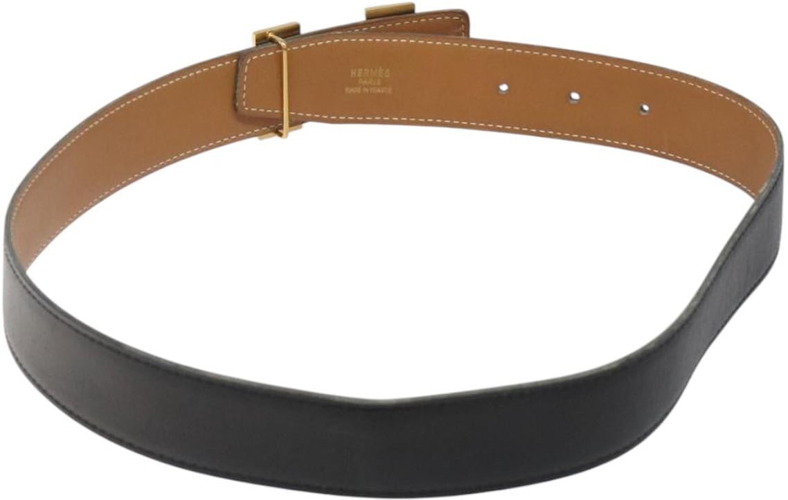 Hermès Hermes Constance Reversible Belt Leather Medium Zwart