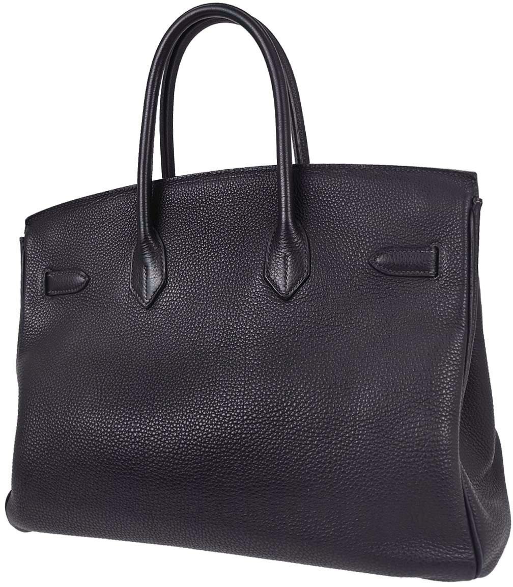 Hermès Hermes Birkin Blue Togo with Gold Hardware 35 Blauw