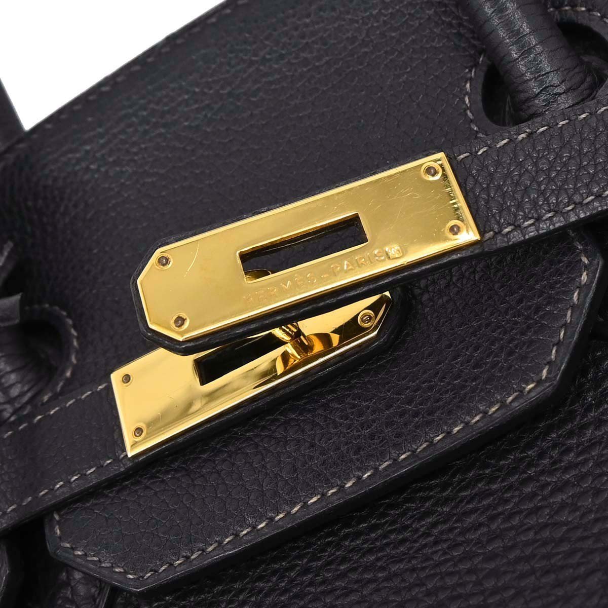 Hermès Hermes Birkin Blue Togo with Gold Hardware 35 Blauw