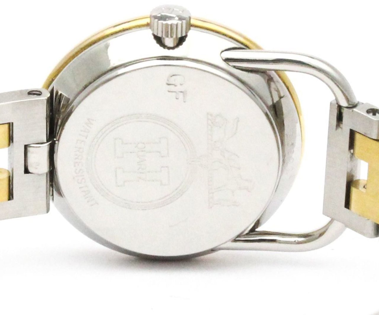 Hermès Hermes Arceau Quartz Watch Stainless Steel and Plated Metal 25 Divers