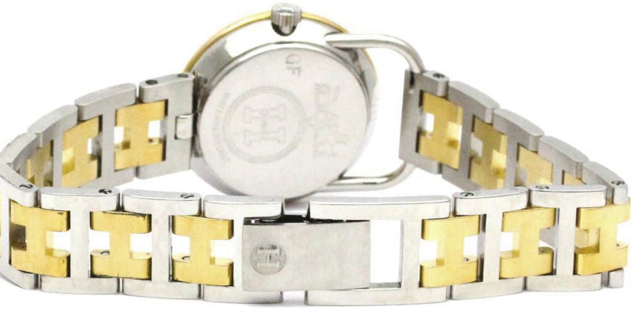 Hermès Hermes Arceau Quartz Watch Stainless Steel and Plated Metal 25 Divers