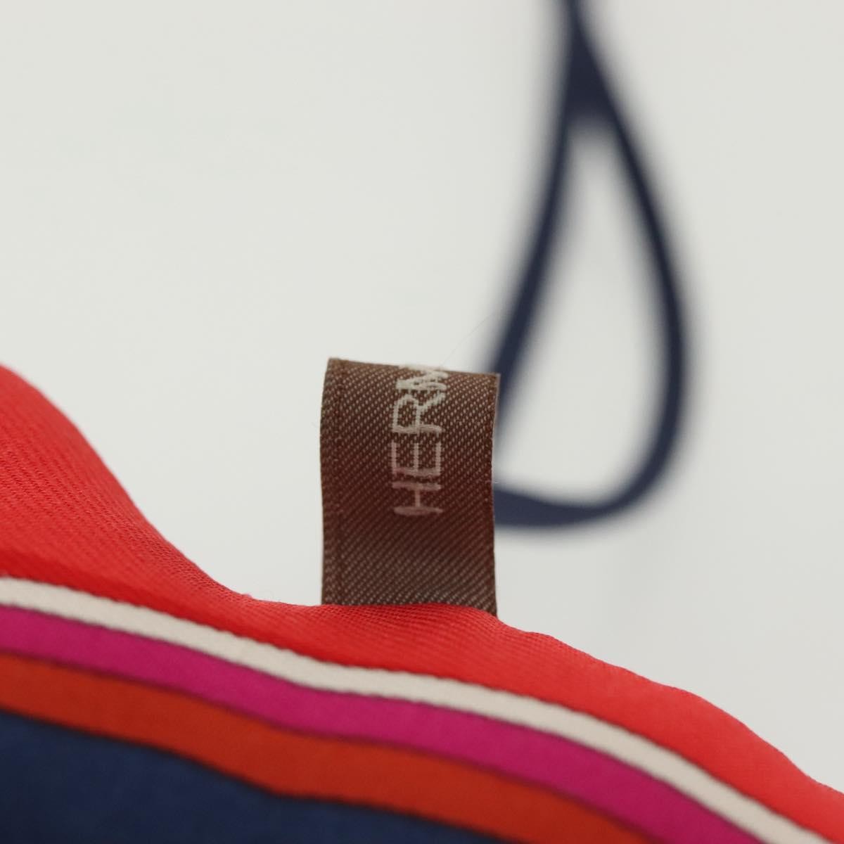 Hermès Hermes Petit H Dolphin Bag Charm Silk Paars