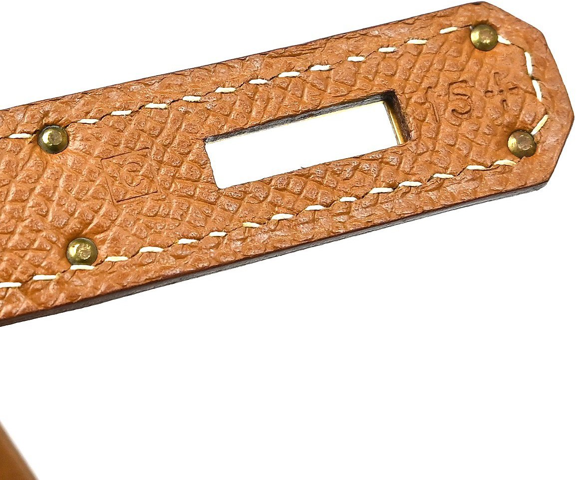 Hermès Hermes Kelly Brown Courchevel with Gold Hardware 32 Bruin