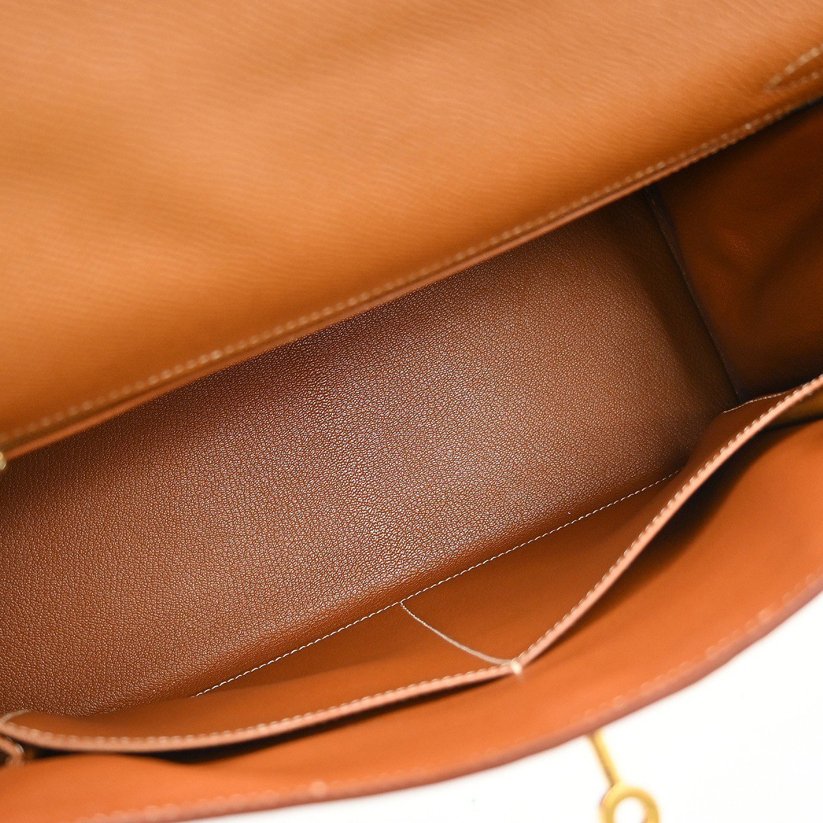 Hermès Hermes Kelly Brown Courchevel with Gold Hardware 32 Bruin