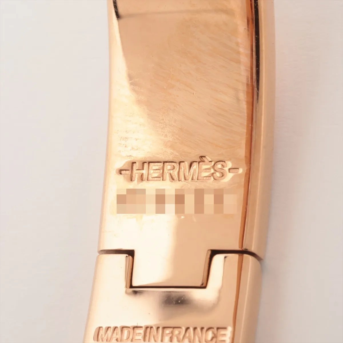 Hermès Hermes Clic H Fusion Enamel Narrow Goud
