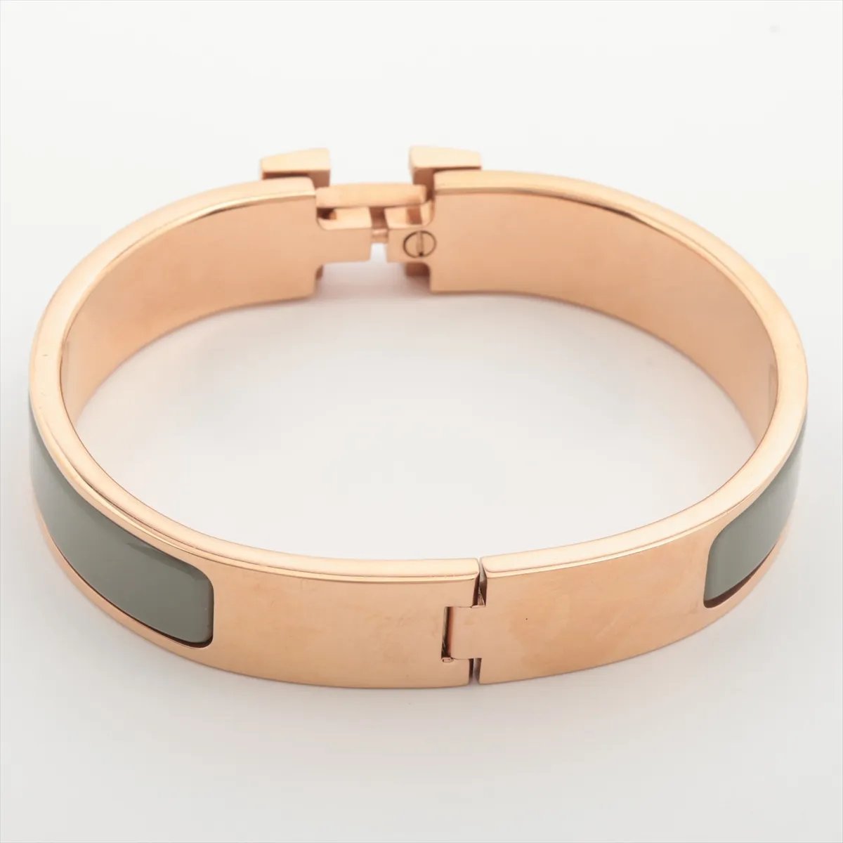 Hermès Hermes Clic H Fusion Enamel Narrow Goud
