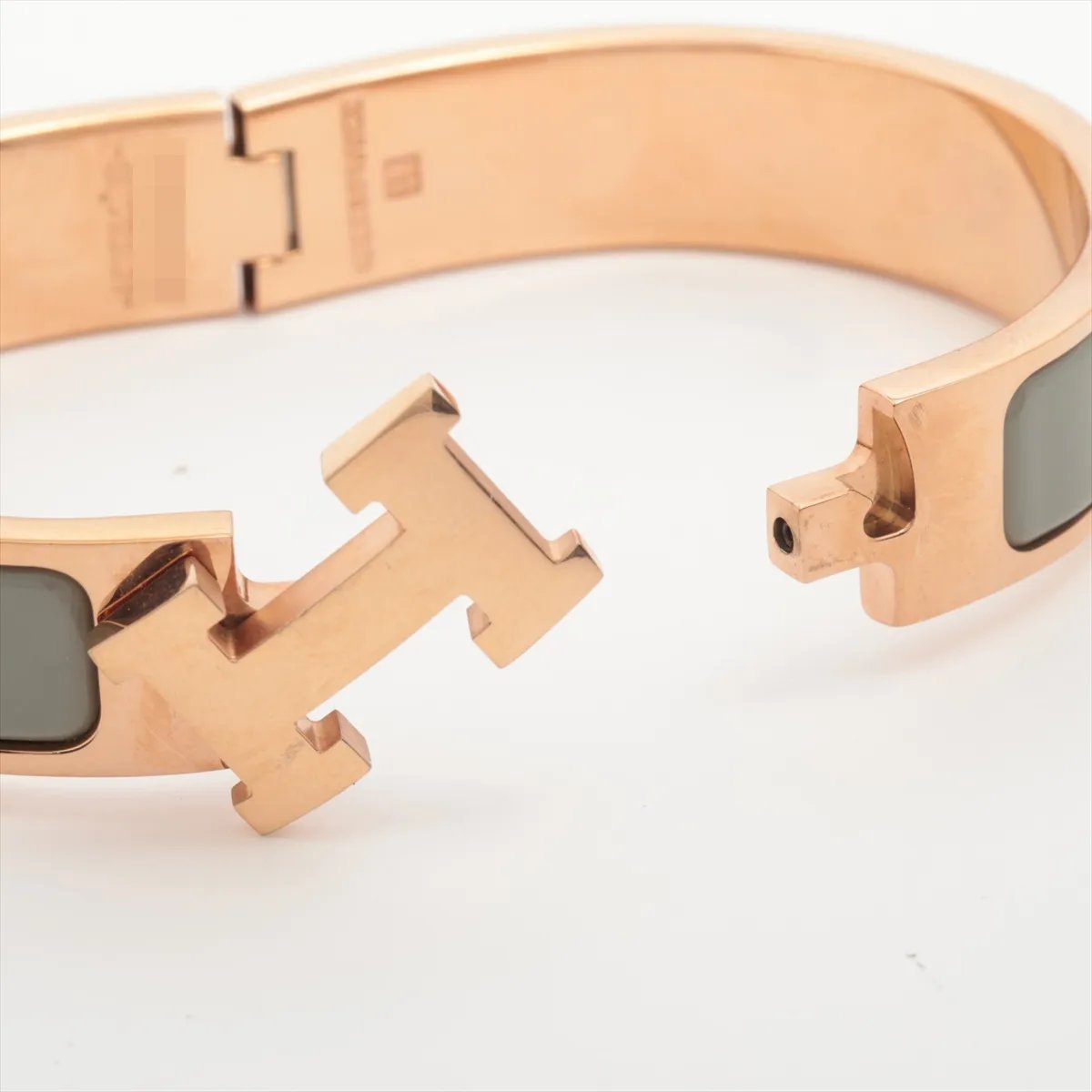 Hermès Hermes Clic H Fusion Enamel Narrow Goud