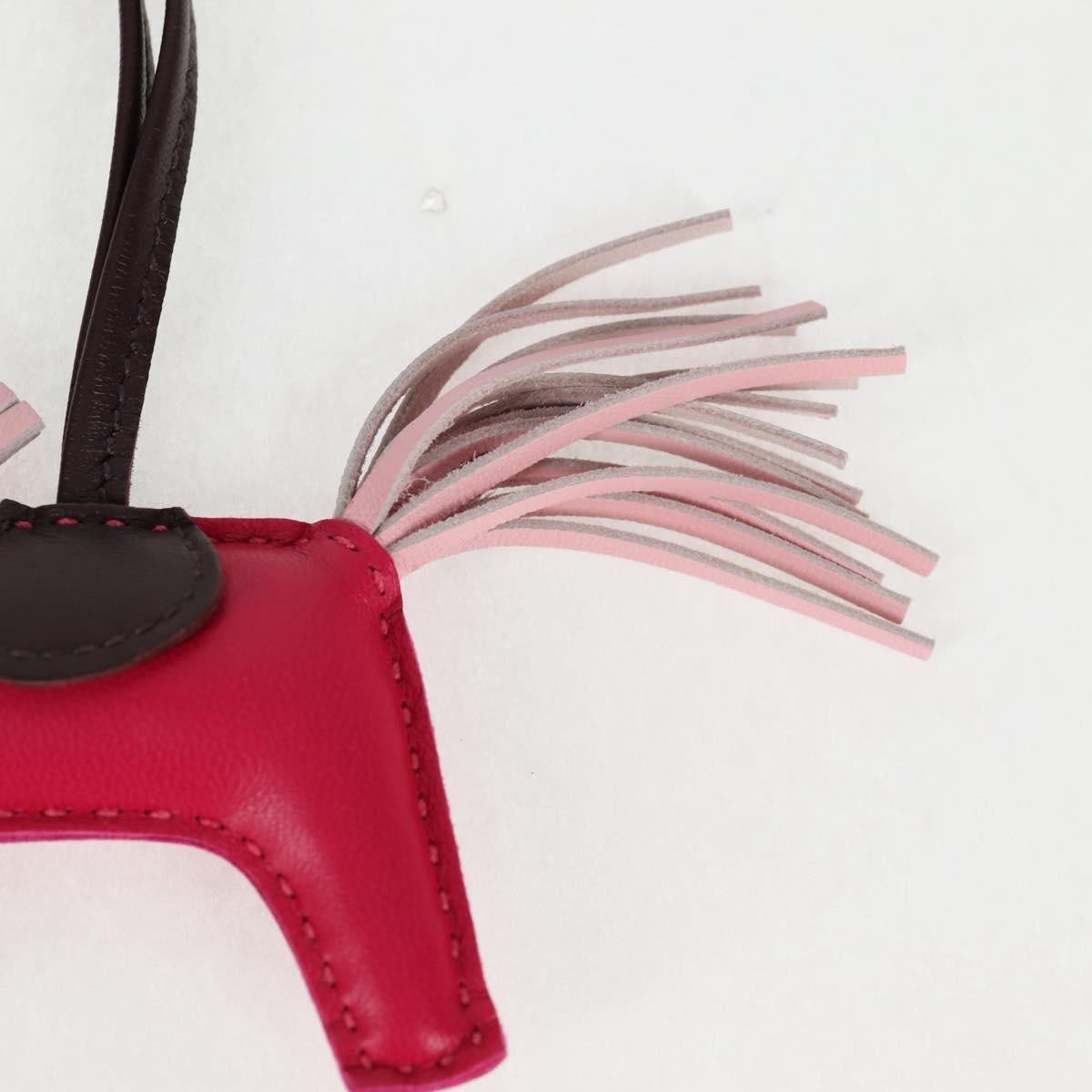 Hermès Hermes Pegase Rodeo Bag Charm Leather PM Roze