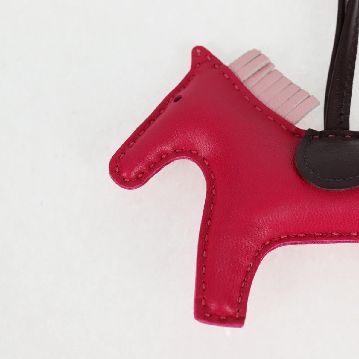 Hermès Hermes Pegase Rodeo Bag Charm Leather PM Roze