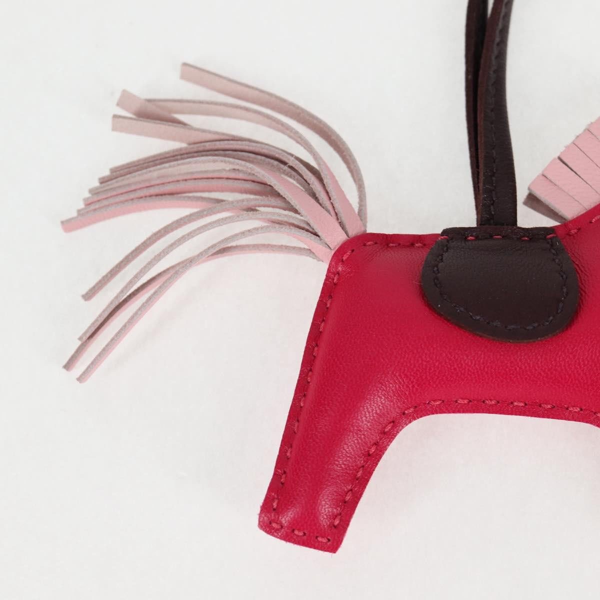 Hermès Hermes Pegase Rodeo Bag Charm Leather PM Roze