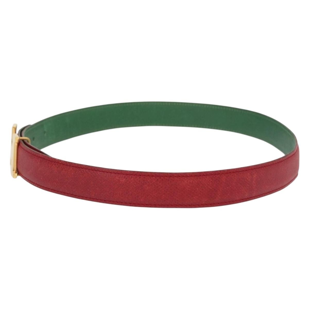 Hermès Hermes Constance Belt Leather Medium Rood