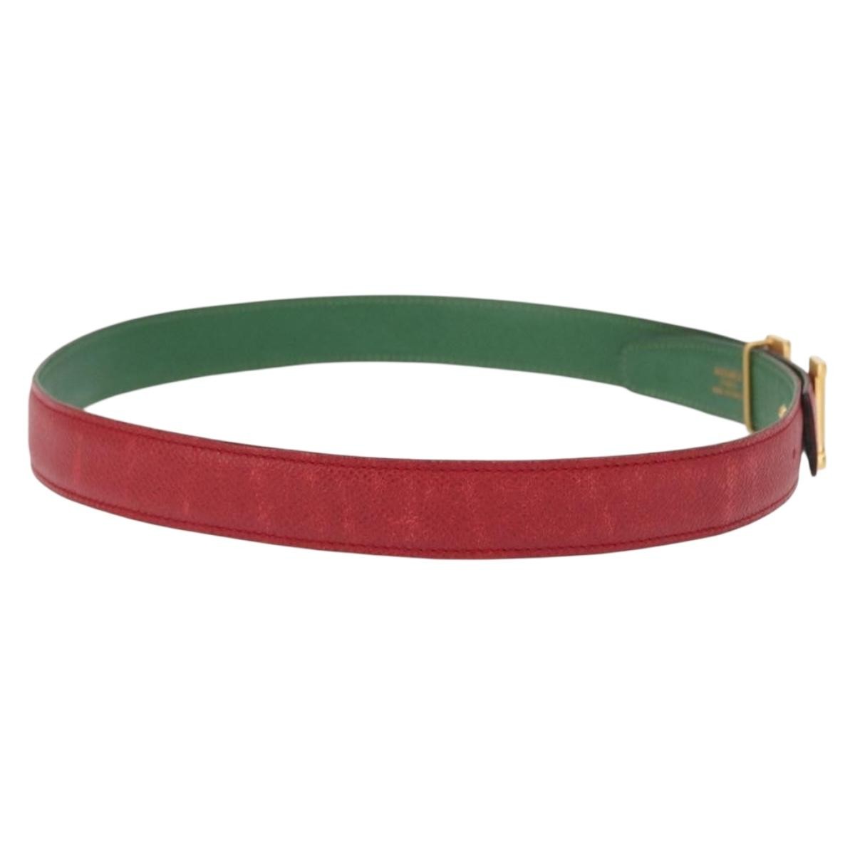 Hermès Hermes Constance Belt Leather Medium Rood
