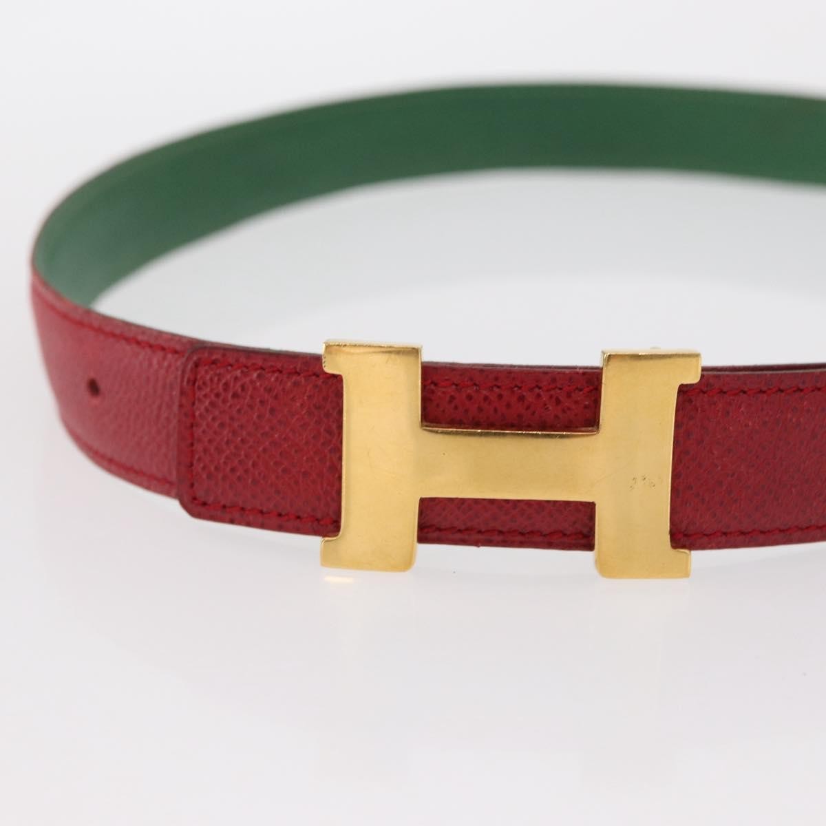 Hermès Hermes Constance Belt Leather Medium Rood