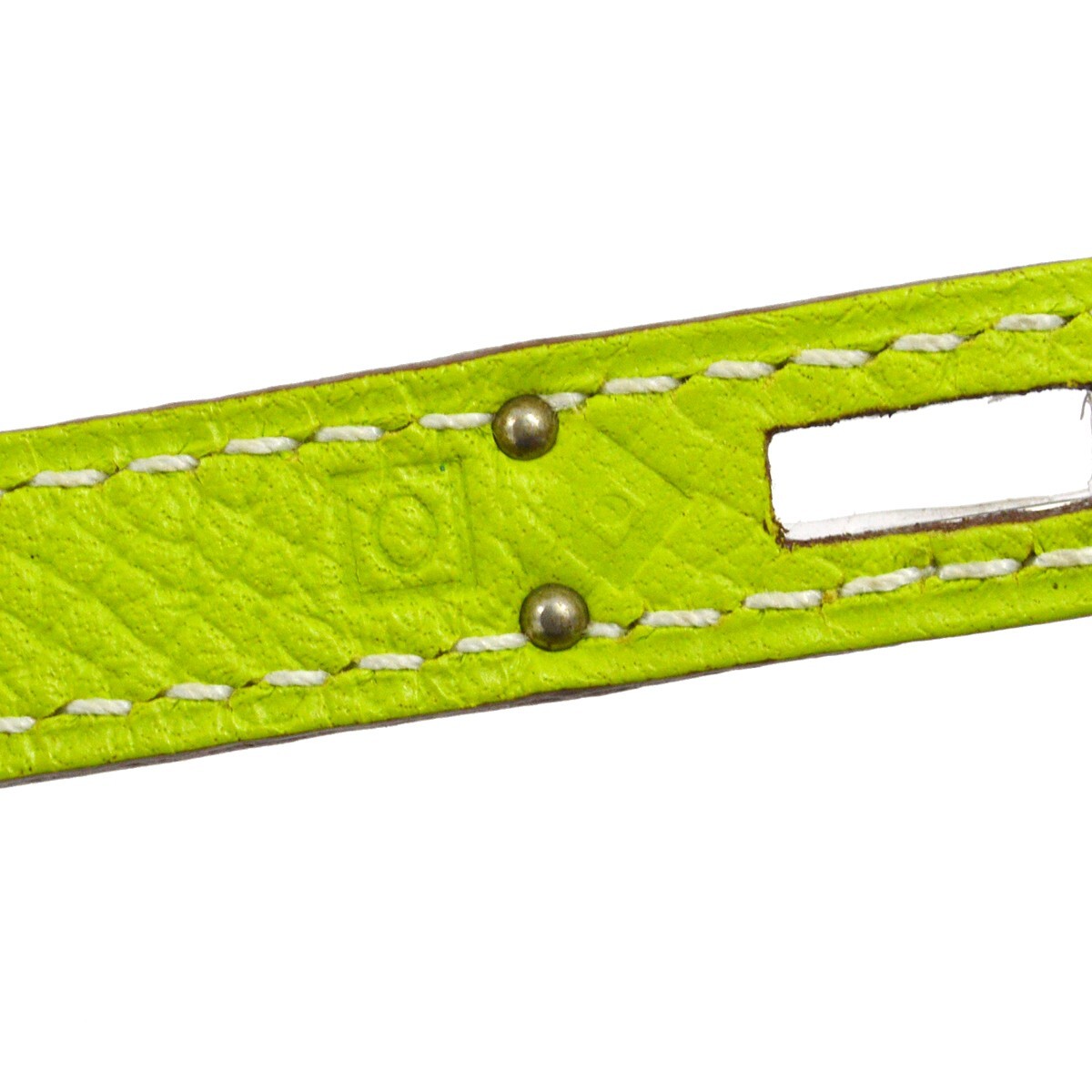 Hermès Hermes Kelly Mini II Bag Green Epsom with Palladium Hardware 20 Groen