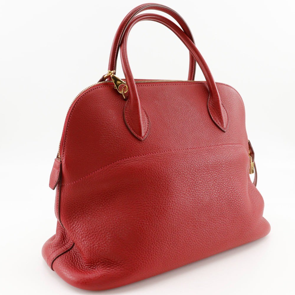 Hermès Hermes Bolide Bag Clemence 35 Rood