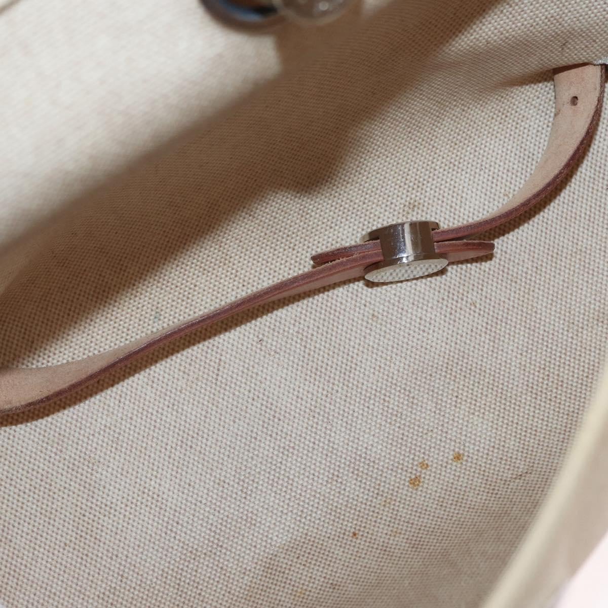 Hermès Hermes Herbag A Dos Backpack Toile Beige