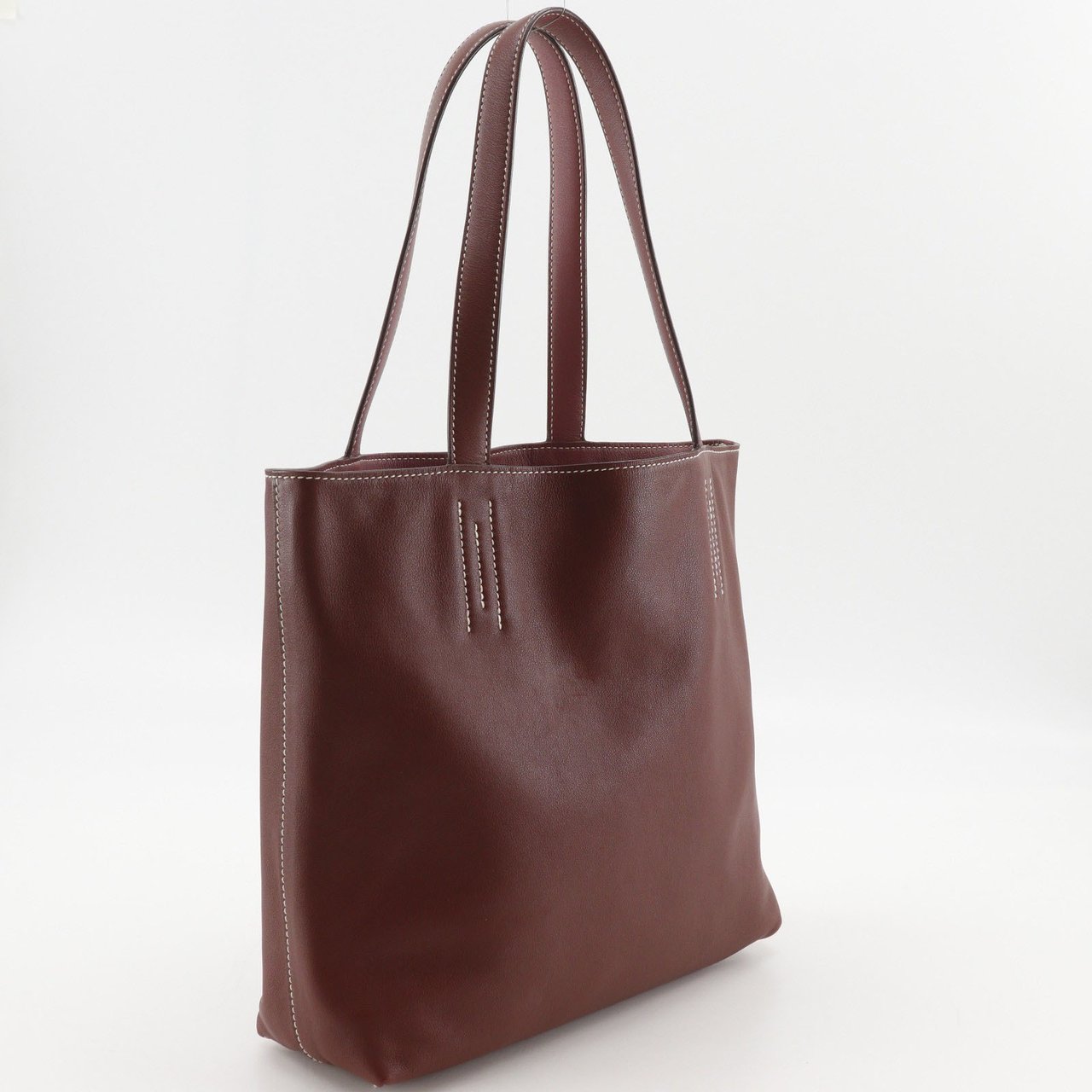 Hermès Hermes Double Sens Tote Veau Sikkim 28 Divers