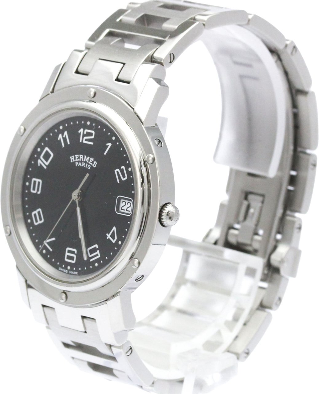 Hermès Hermes Clipper Quartz Stainless Steel 36 Divers