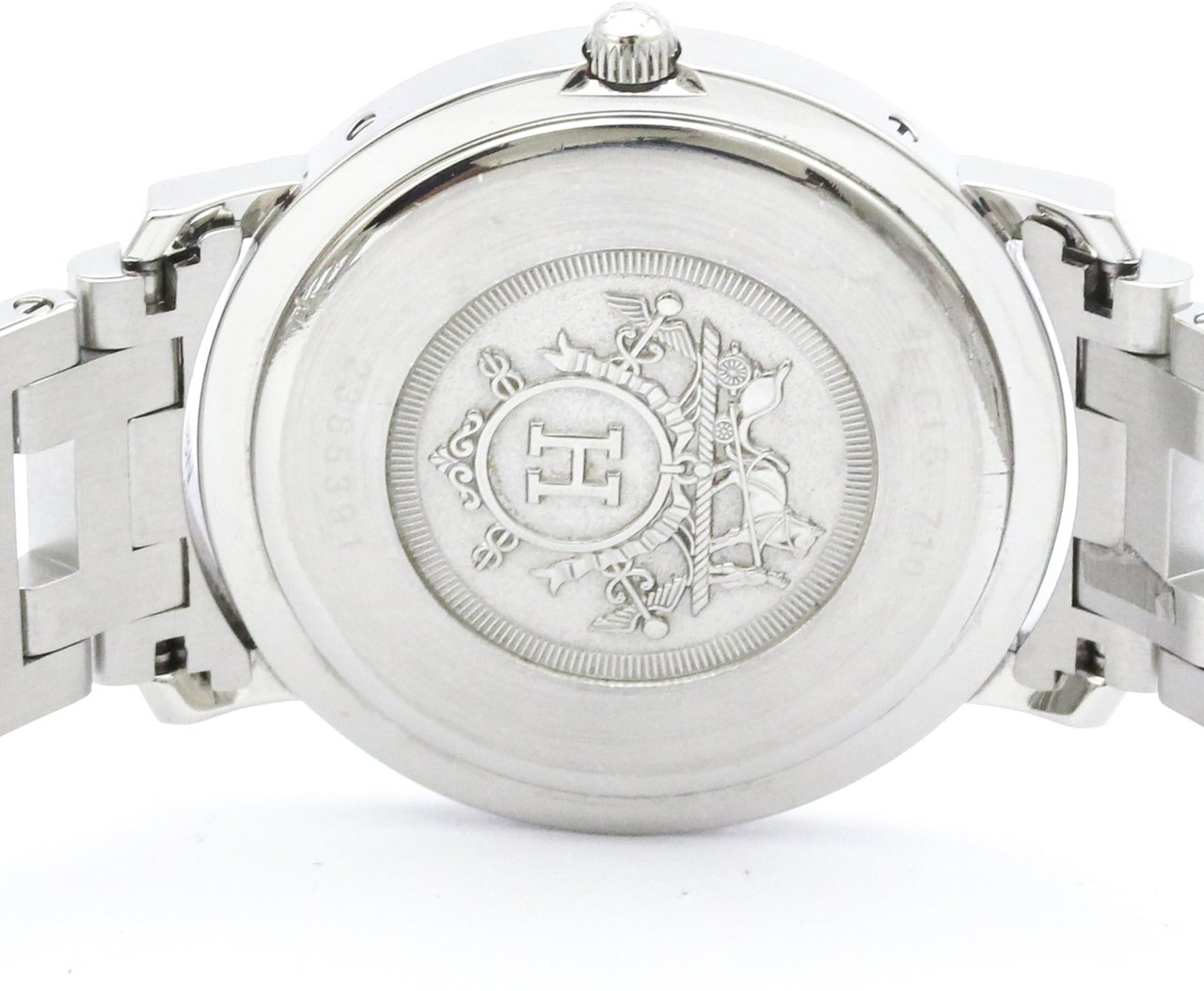 Hermès Hermes Clipper Quartz Watch Stainless Steel 36 Divers