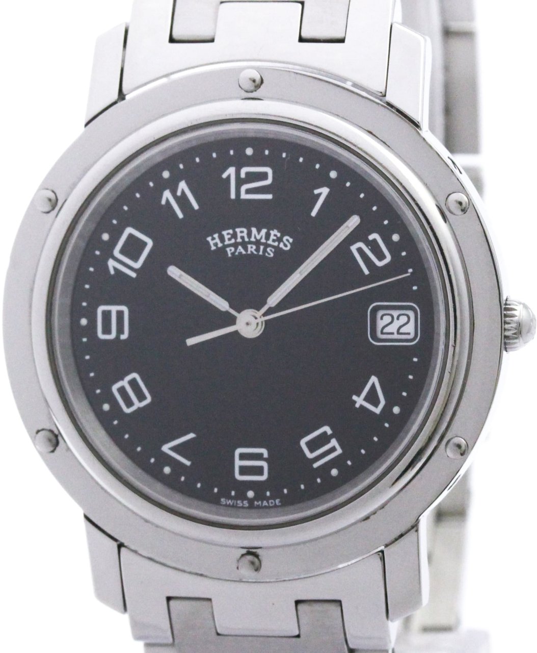 Hermès Hermes Clipper Quartz Stainless Steel 36 Divers