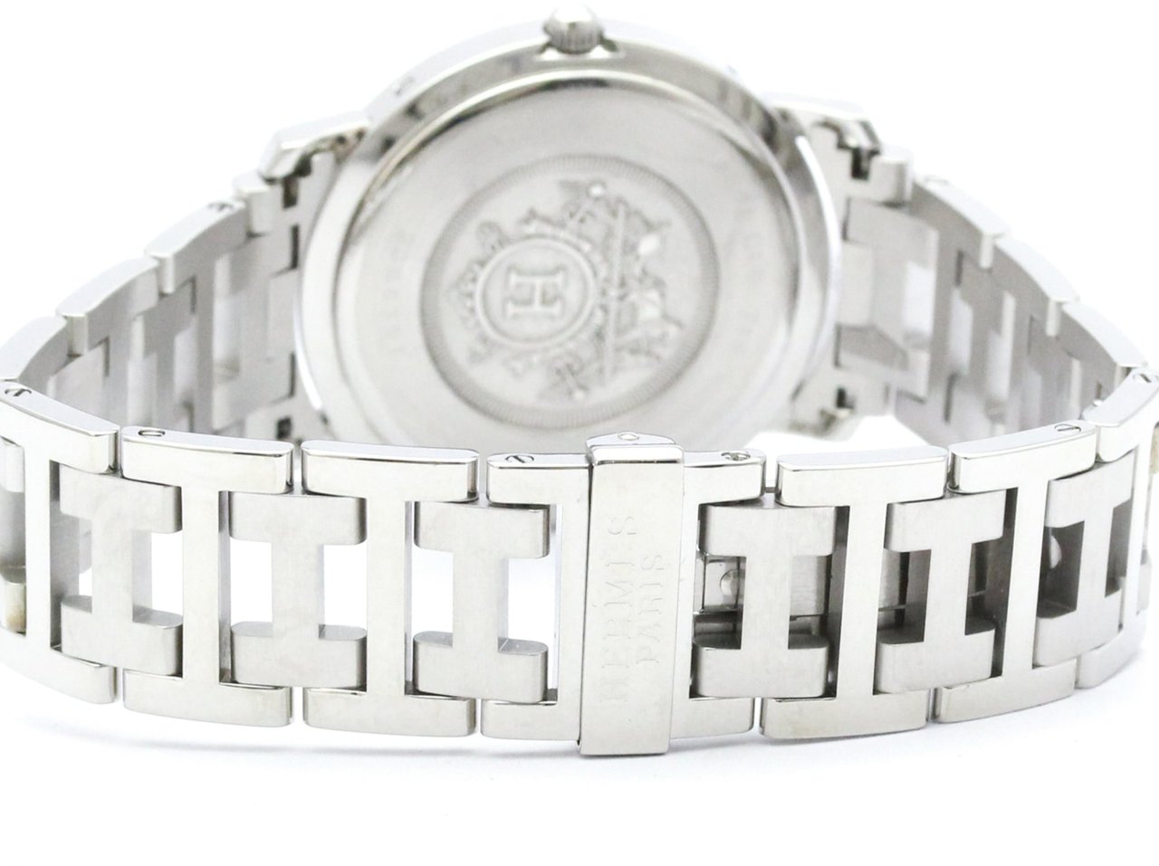 Hermès Hermes Clipper Quartz Watch Stainless Steel 36 Divers