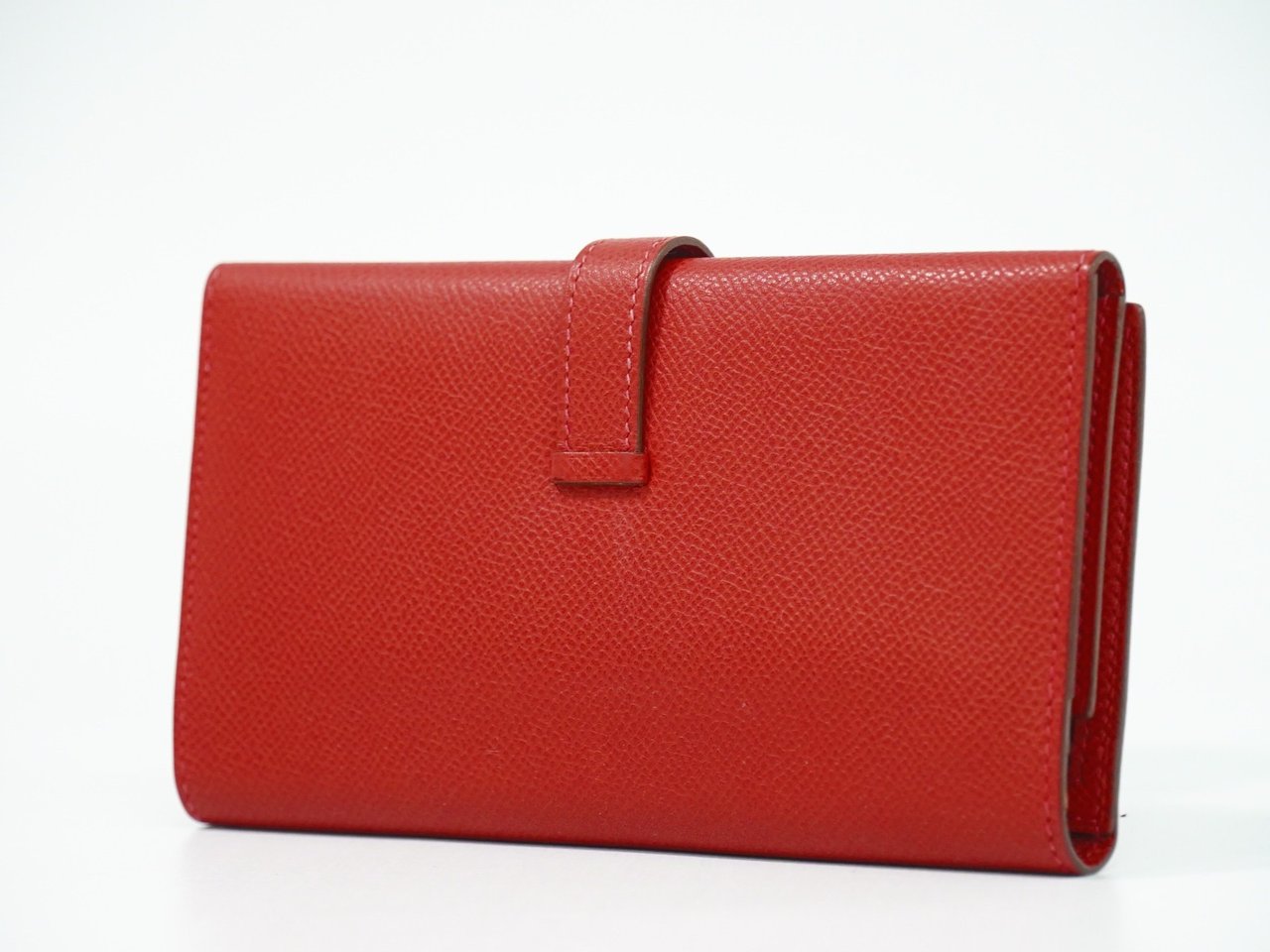 Hermès Hermes Bearn Wallet Epsom Long Roze