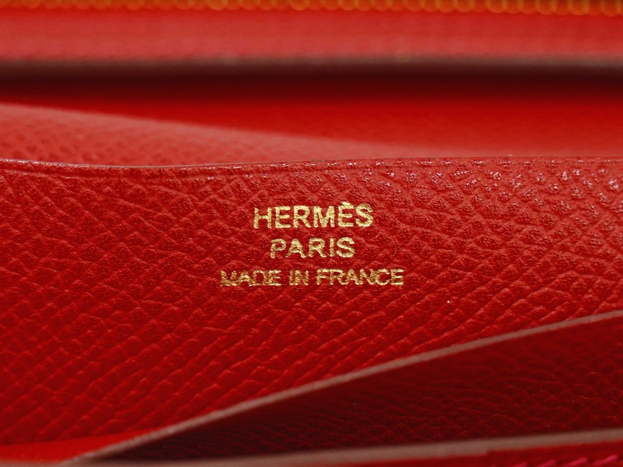 Hermès Hermes Bearn Wallet Epsom Long Roze