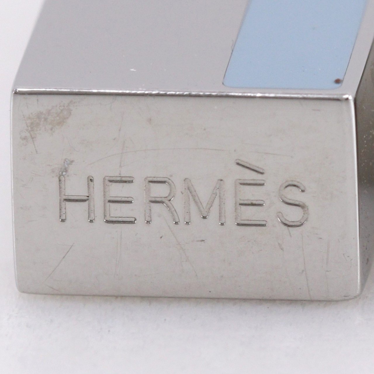 Hermès Hermes Cadena Keyring Metal Zilver