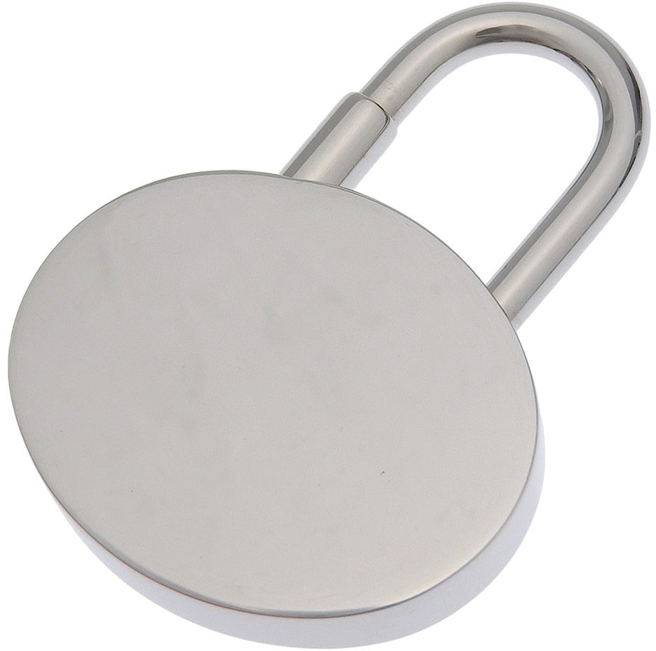 Hermès Hermes Annee Mediterranee Cadena Lock Charm Metal Zilver