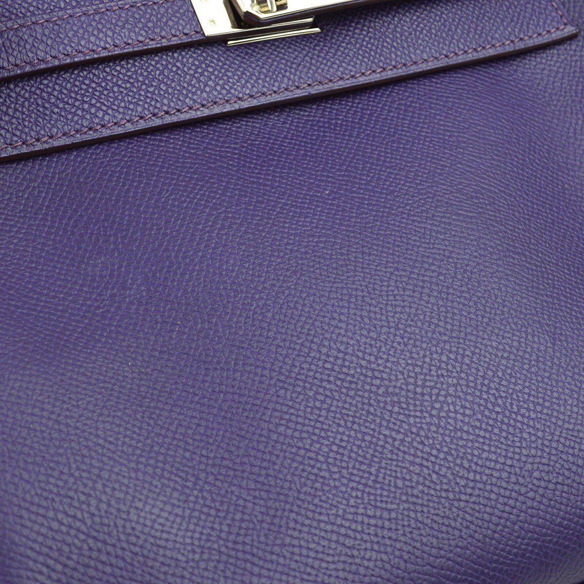 Hermès Hermes Kelly Purple Epsom with Palladium Hardware 25 Paars