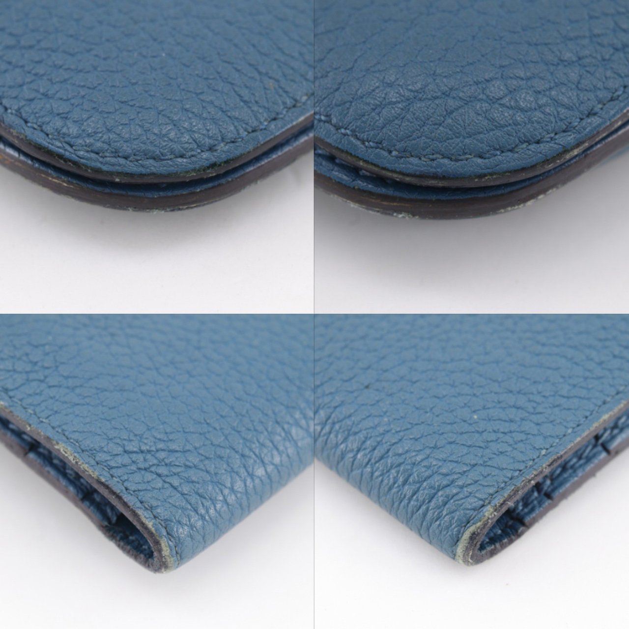 Hermès Hermes Dogon Recto Verso Leather Blauw