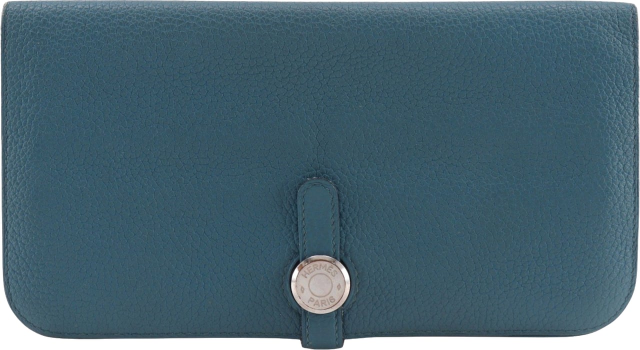 Hermès Hermes Dogon Recto Verso Leather Blauw