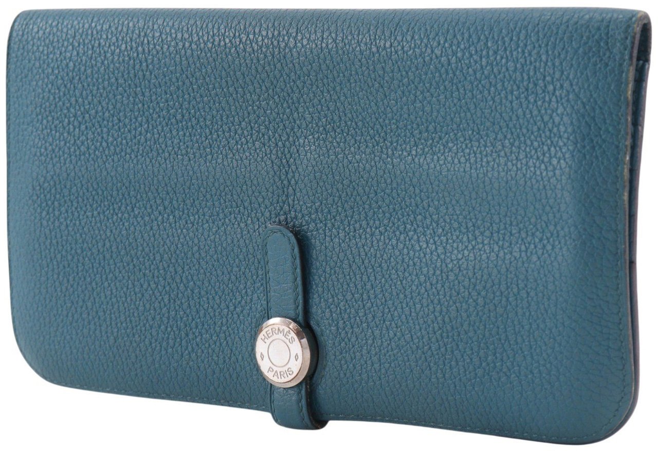 Hermès Hermes Dogon Recto Verso Leather Blauw
