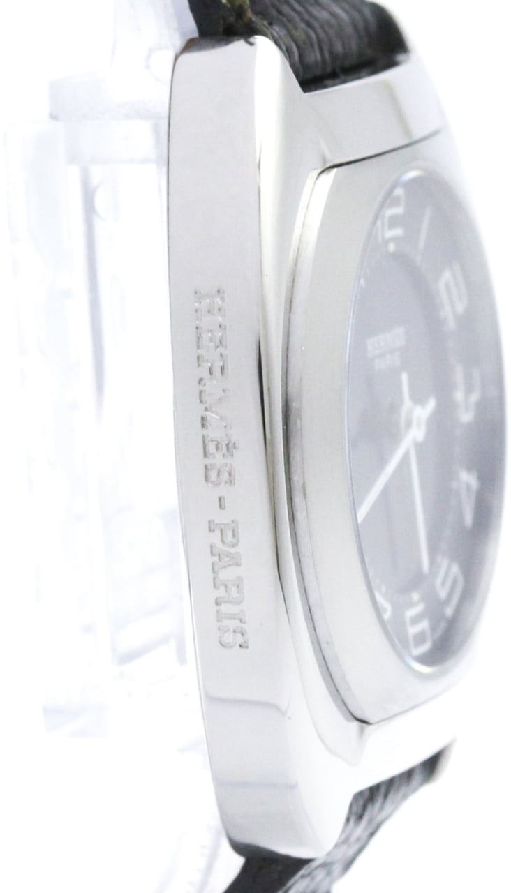Hermès Hermes Espace Stainless Steel and Leather 31 Divers