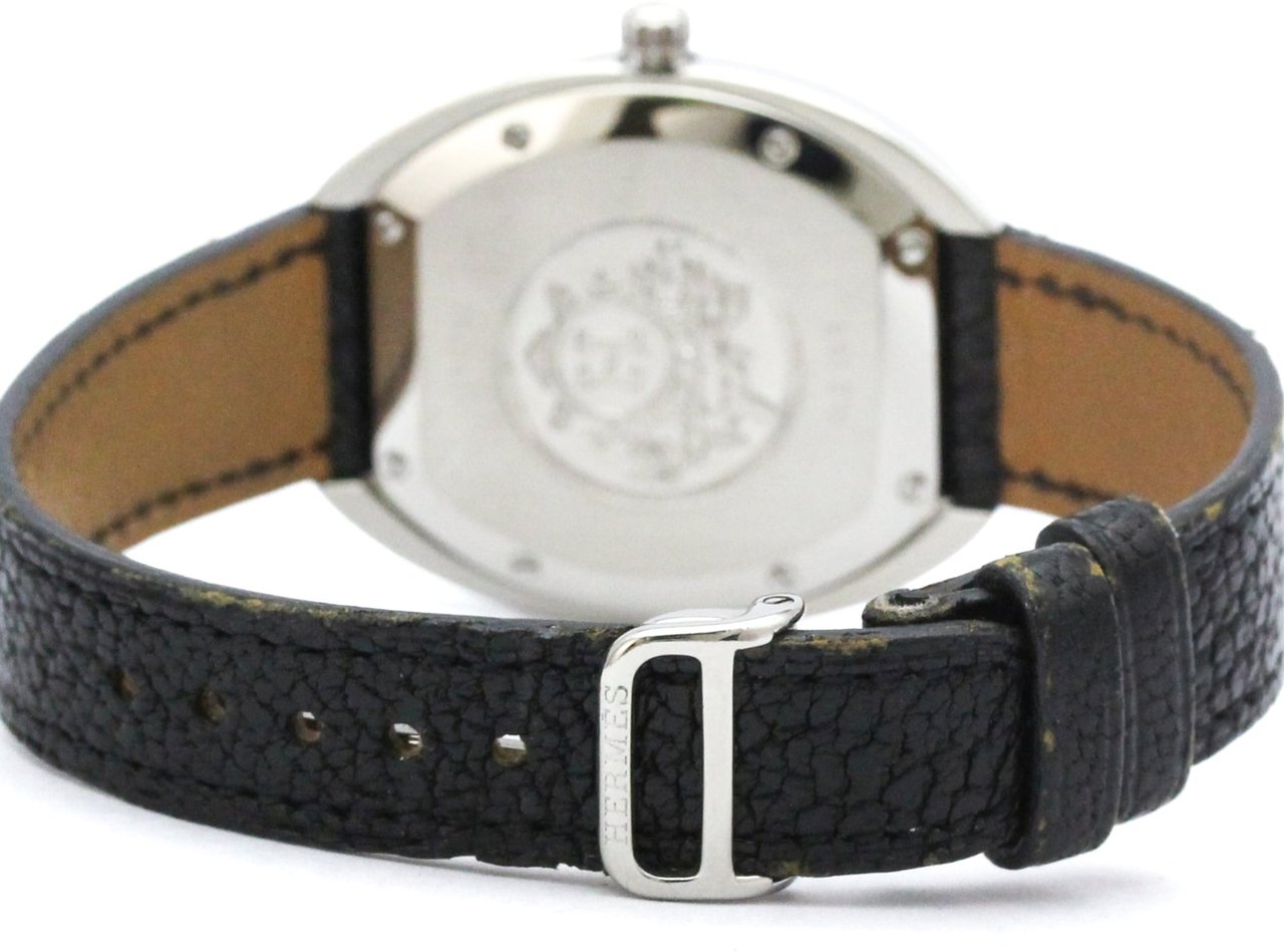 Hermès Hermes Espace Stainless Steel and Leather 31 Divers