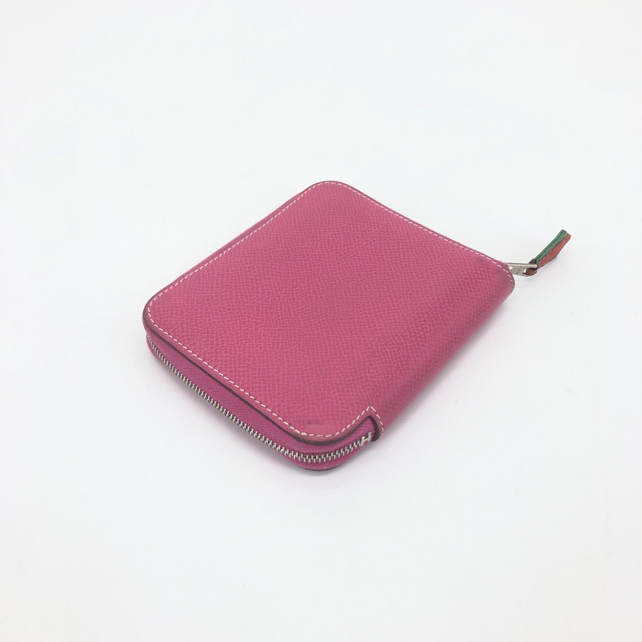 Hermès Hermes Azap Silkin Epsom Leather Silk Roze