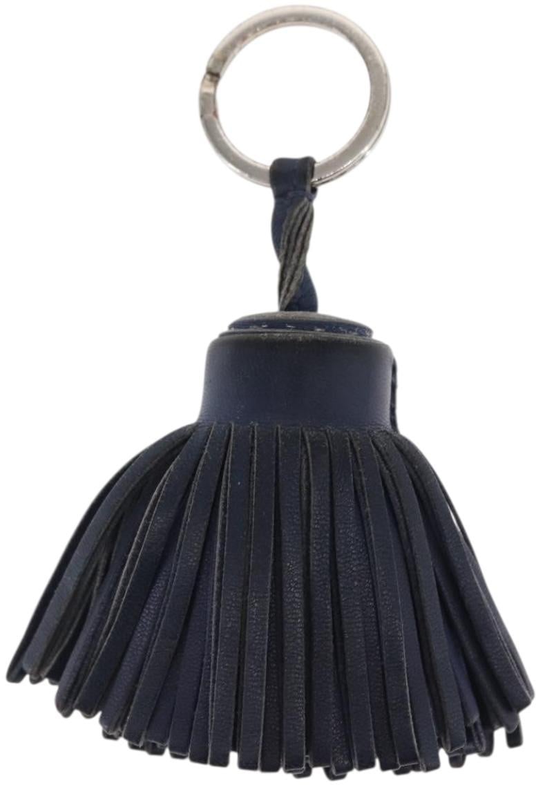 Hermès Hermes Carmen Keychain Leather Navy