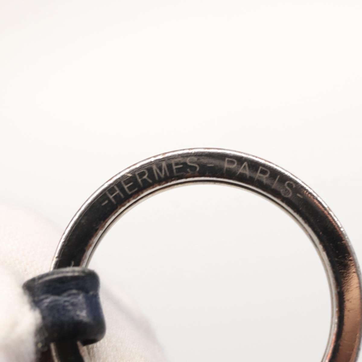 Hermès Hermes Carmen Keychain Leather Navy
