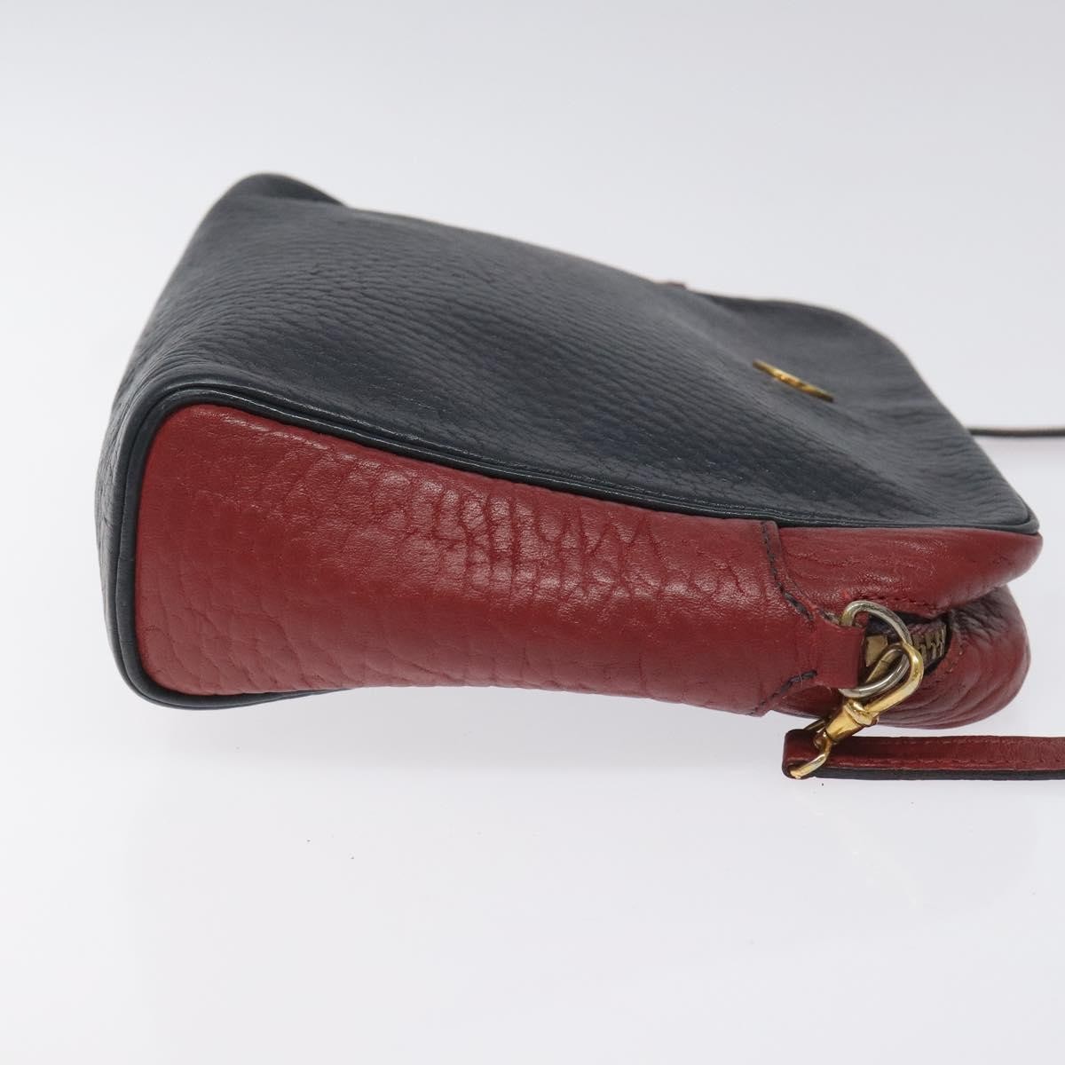 Hermès Hermes Jockey shoulder bag Leather Navy
