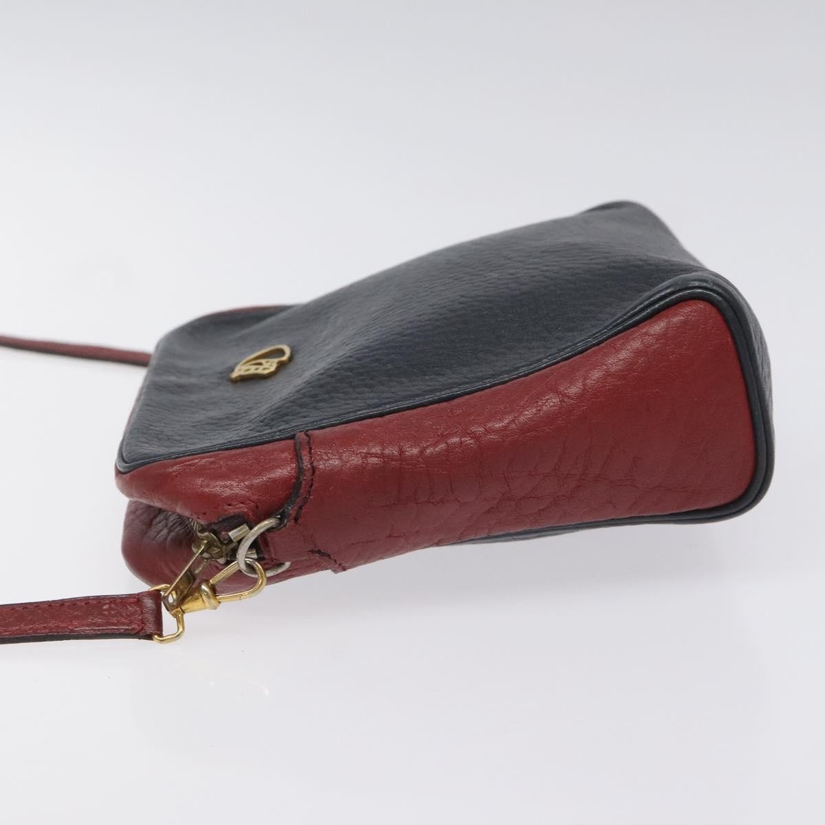 Hermès Hermes Jockey shoulder bag Leather Navy