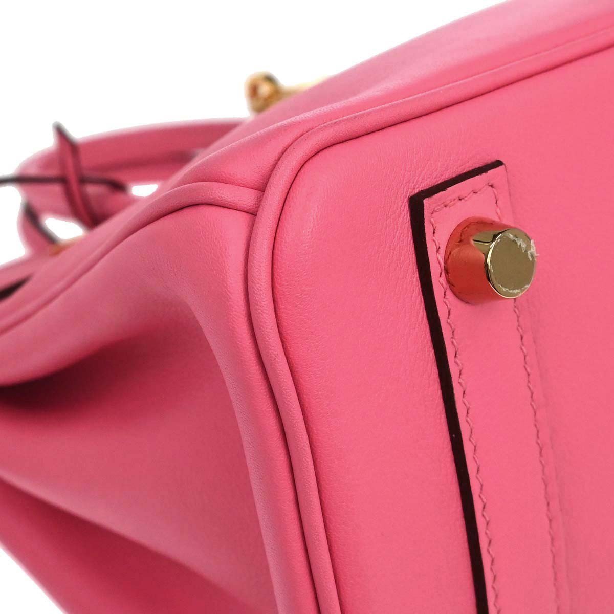 Hermès Hermes Birkin Pink Azalea Swift with Gold Hardware 25 Roze