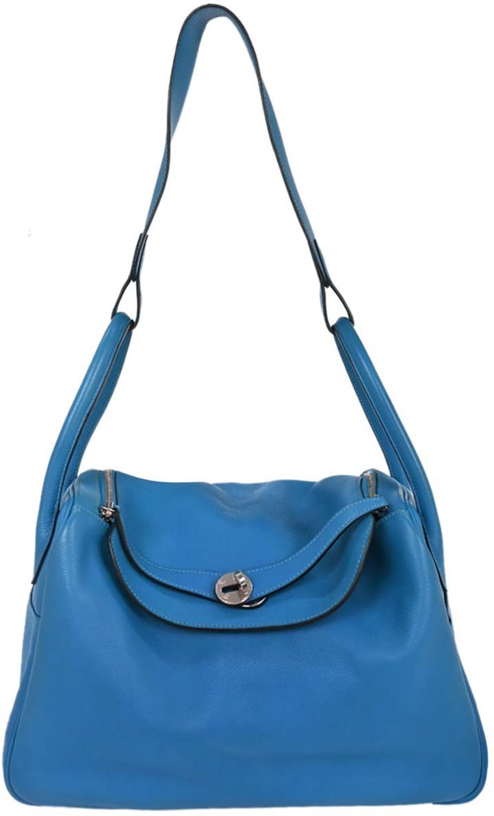 Hermès Hermes Lindy Bag Evercolor 34 Blauw